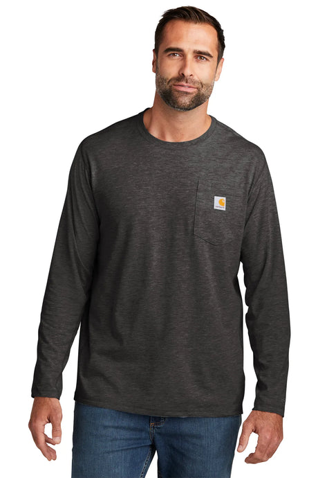 Carhartt Force ®  Long Sleeve Pocket T-Shirt CT106656 carbon heather
