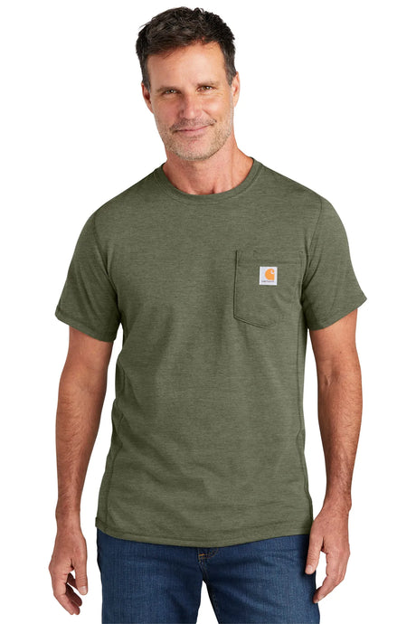 Carhartt Force ®  Short Sleeve Pocket T-Shirt CT106652 basil heather