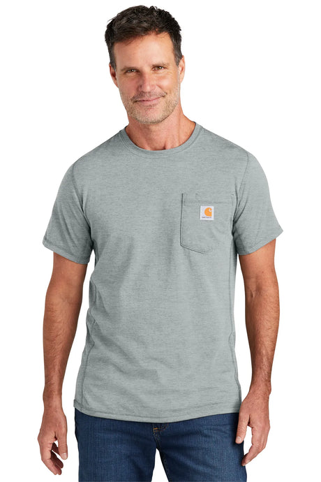 Carhartt Force ®  Short Sleeve Pocket T-Shirt CT106652 heather grey