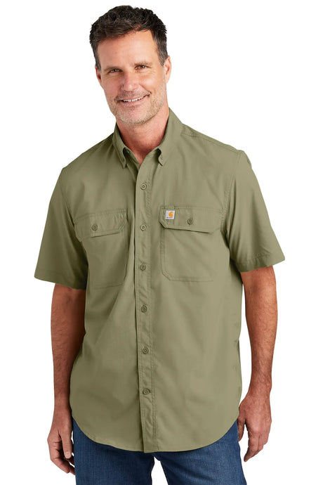 Carhartt Force® Solid Short Sleeve Shirt CT105292 burnt olive