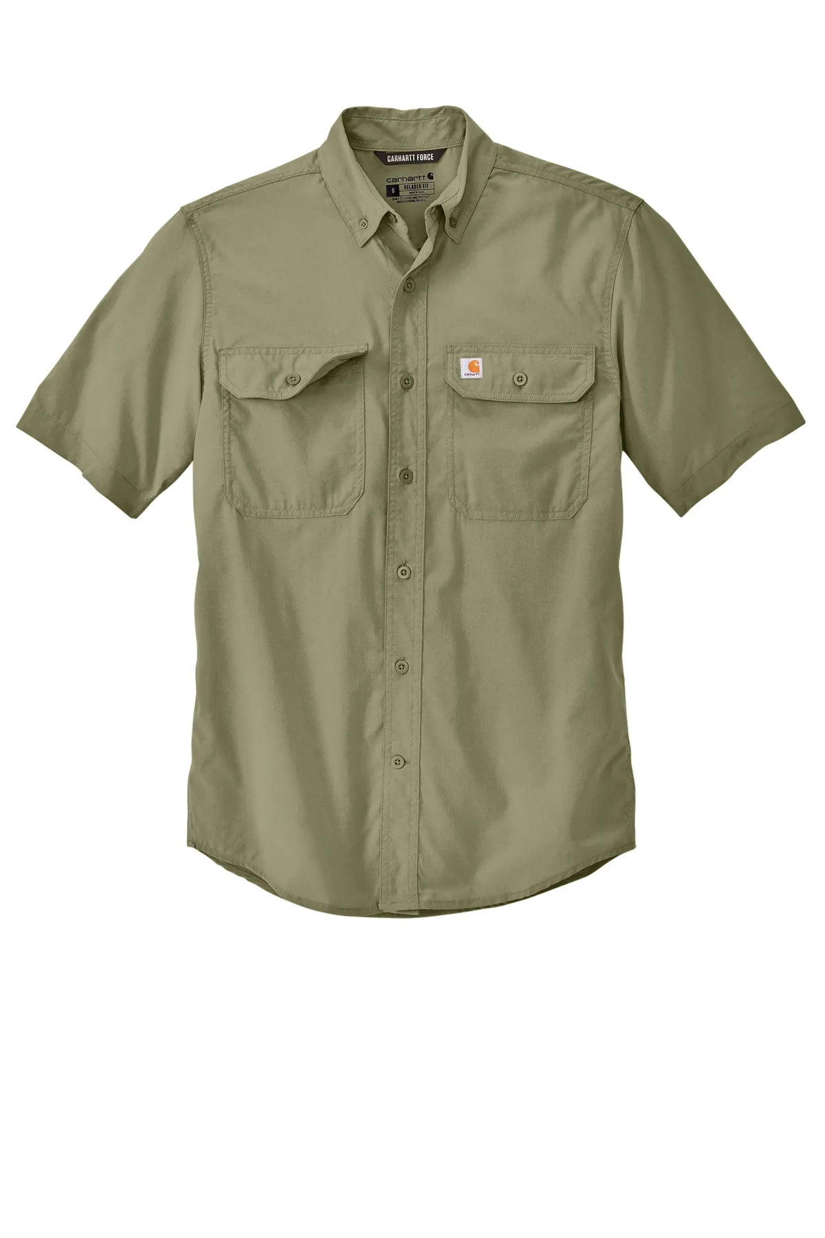 Carhartt Force® Solid Short Sleeve Shirt CT105292 burnt olive_3