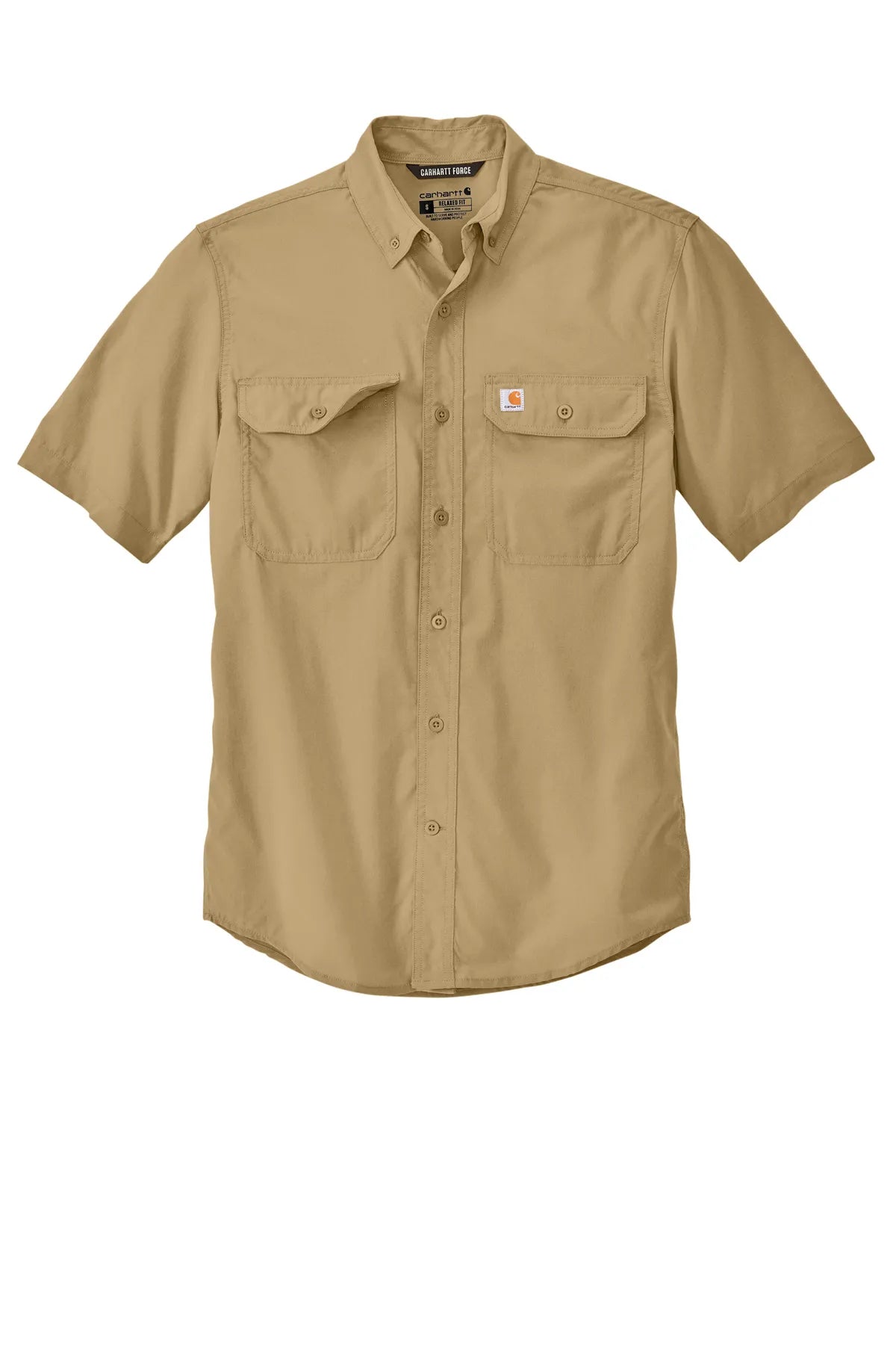 Carhartt Force® Solid Short Sleeve Shirt CT105292 dark khaki_3