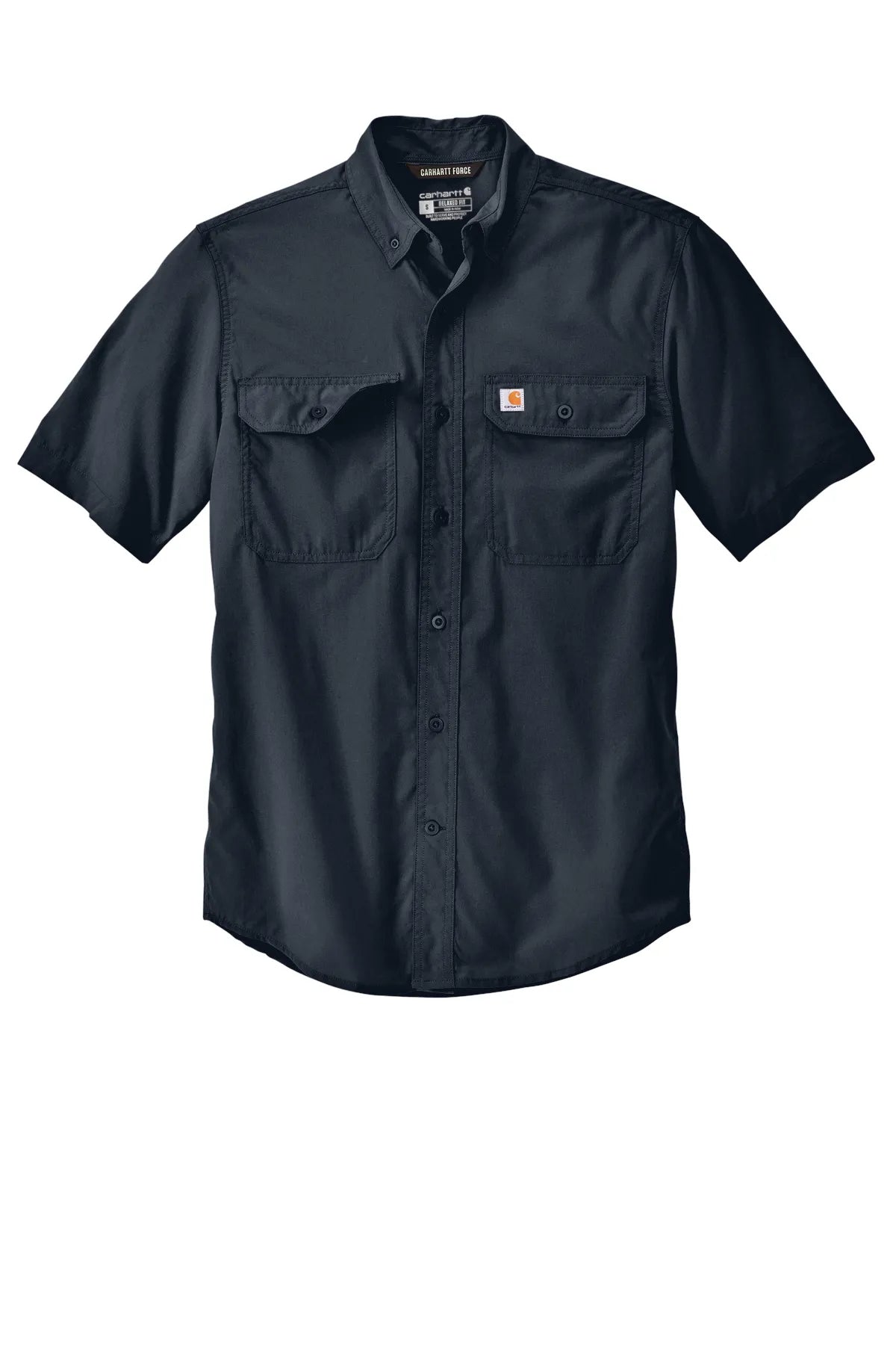 Carhartt Force® Solid Short Sleeve Shirt CT105292 navy_3