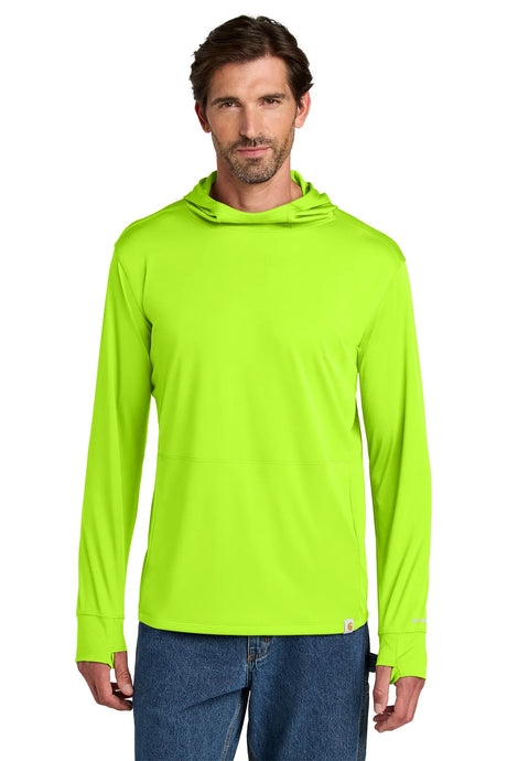 Carhartt Force ®  Sun Defender ™  Long Sleeve Hooded T-Shirt CT106923 brite lime