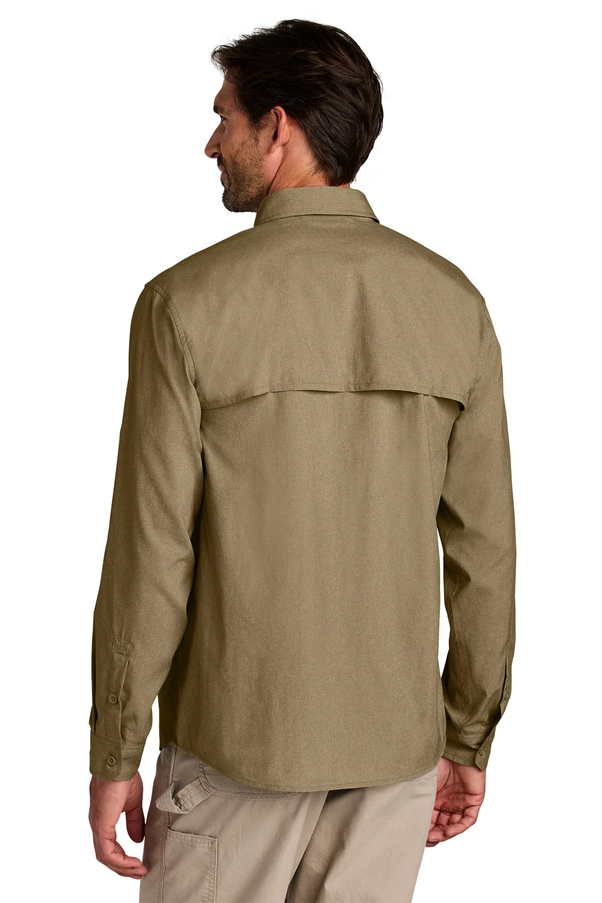 Carhartt Force ®  Sun Defender ™  Long Sleeve Shirt CT107106 dark khaki_1