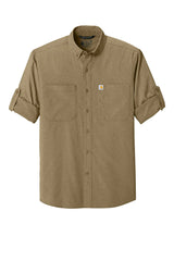 Carhartt Force ®  Sun Defender ™  Long Sleeve Shirt CT107106 dark khaki_5