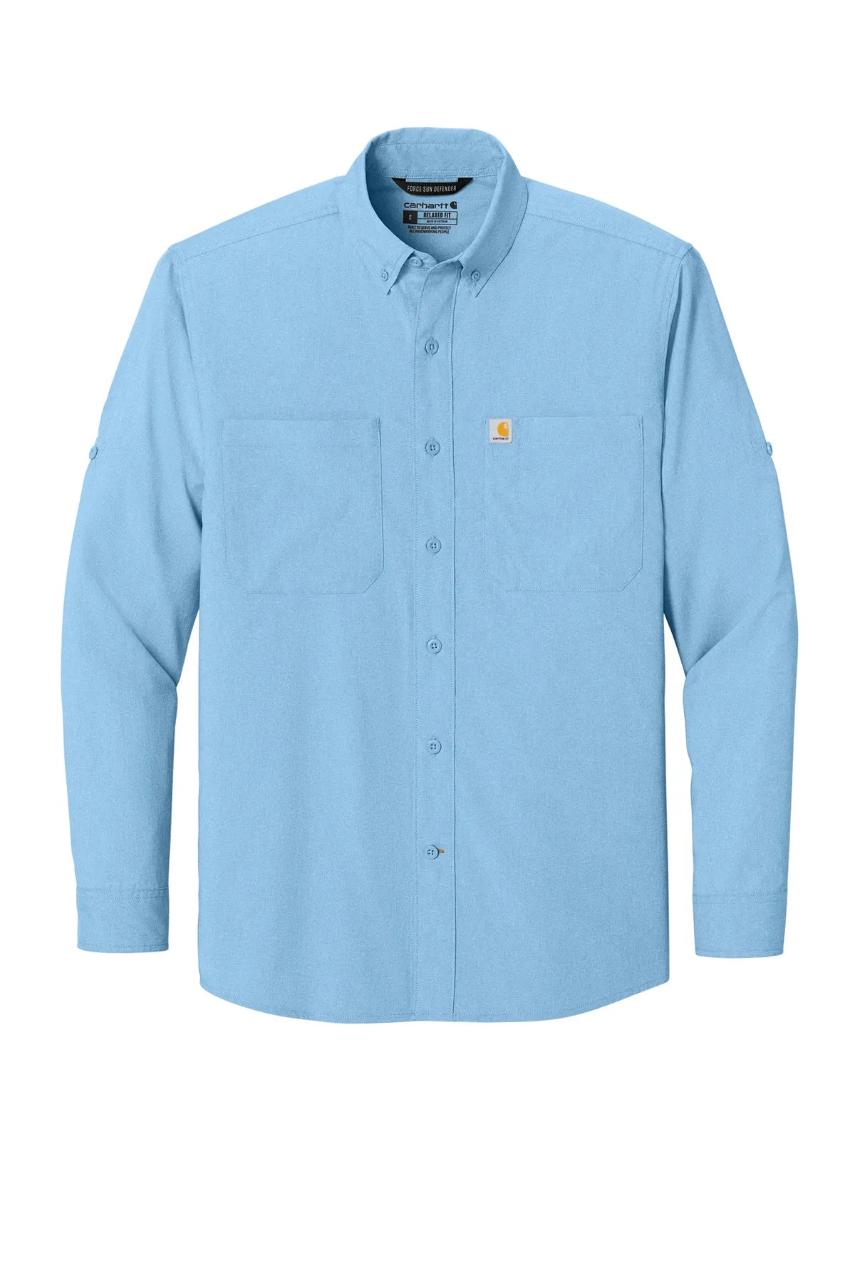 Carhartt Force ®  Sun Defender ™  Long Sleeve Shirt CT107106 fresh water blue_3