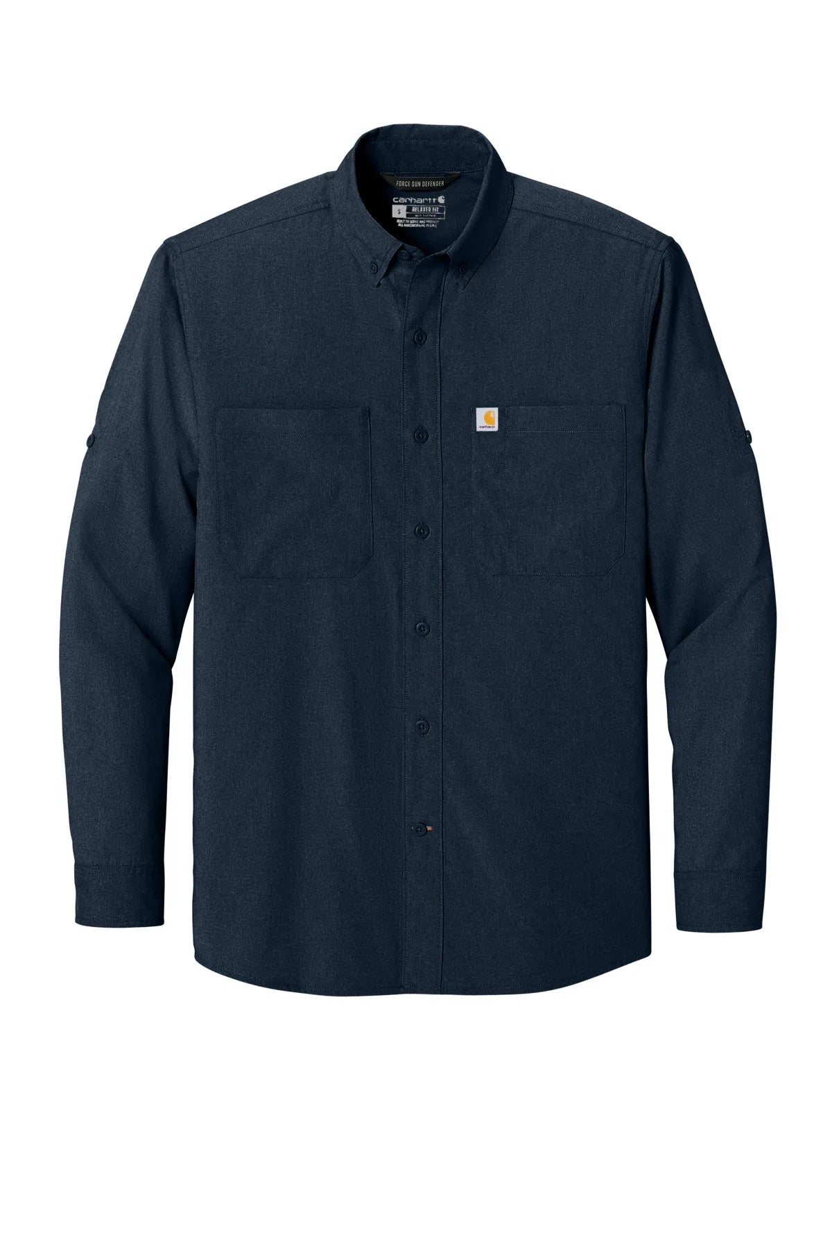 Carhartt Force ®  Sun Defender ™  Long Sleeve Shirt CT107106 navy_3