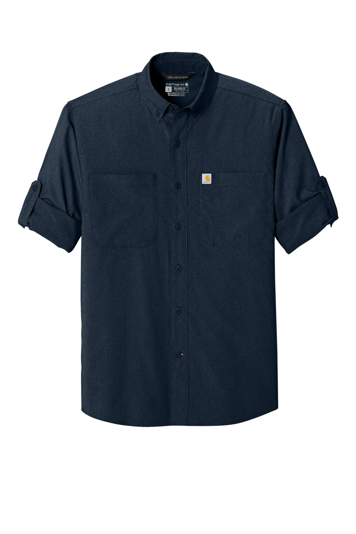 Carhartt Force ®  Sun Defender ™  Long Sleeve Shirt CT107106 navy_6