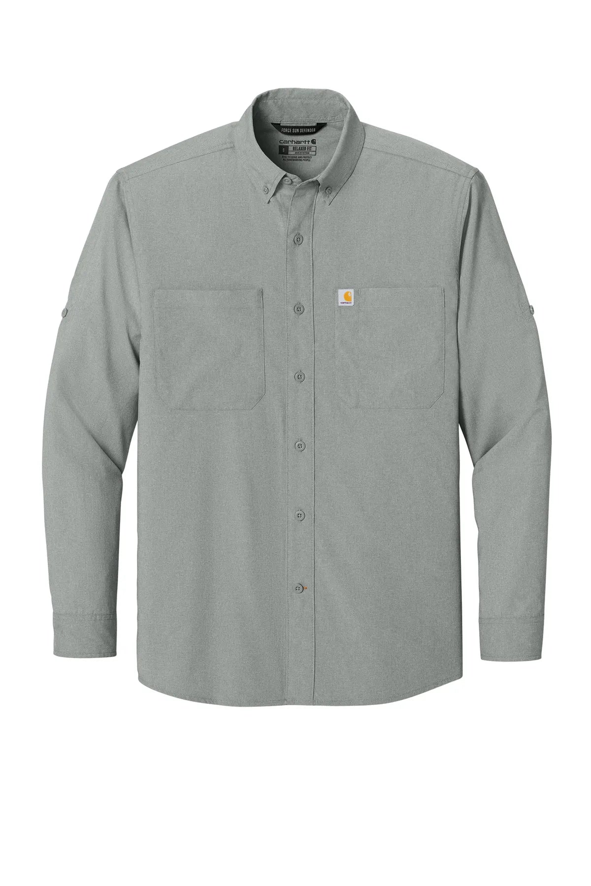 Carhartt Force ®  Sun Defender ™  Long Sleeve Shirt CT107106 steel_3
