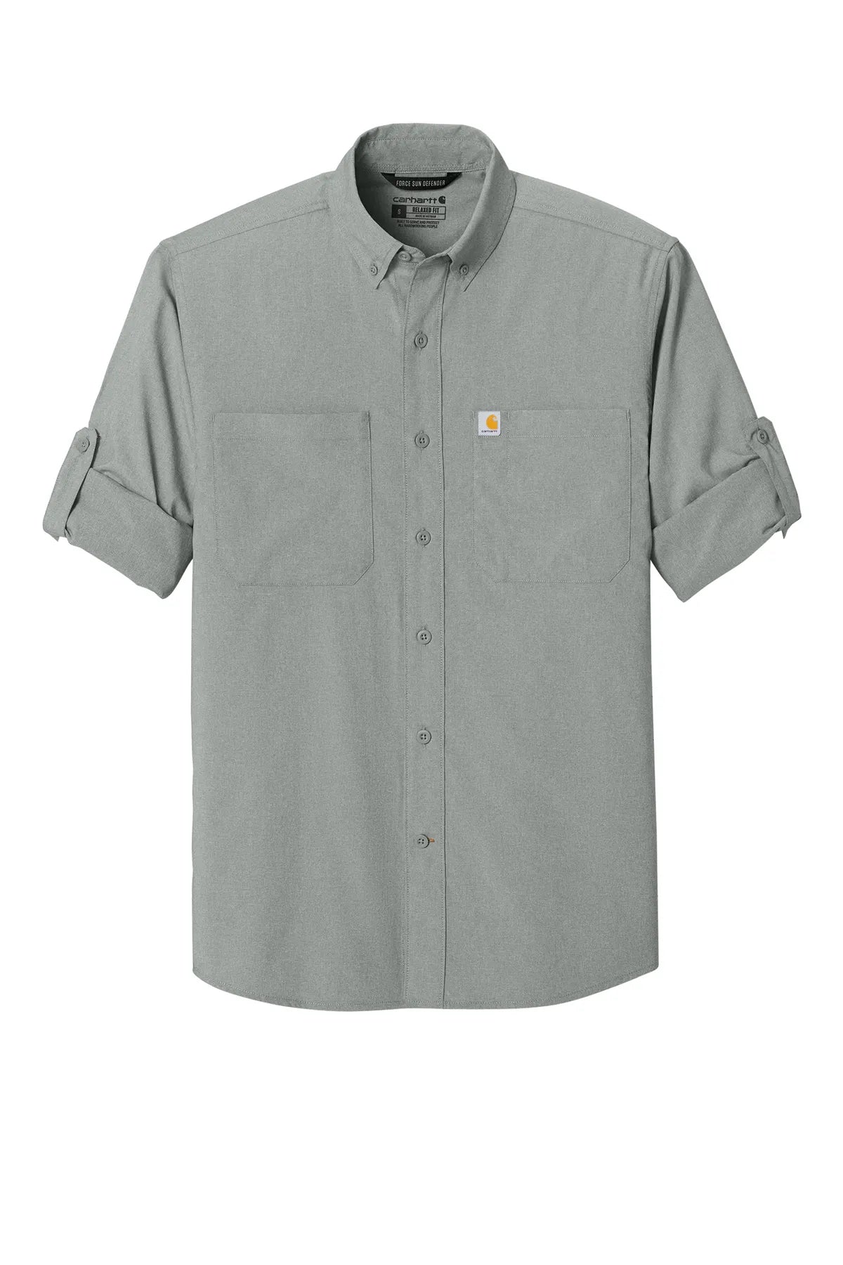 Carhartt Force ®  Sun Defender ™  Long Sleeve Shirt CT107106 steel_5