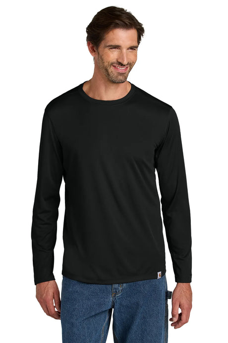 Carhartt Force ®  Sun Defender ™  Long Sleeve T-Shirt CT106972 asphalt black