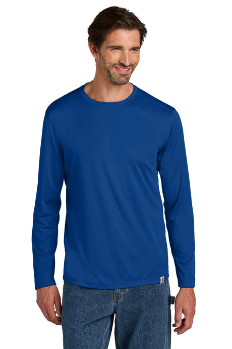 Carhartt Force ®  Sun Defender ™  Long Sleeve T-Shirt CT106972 royal glass blue