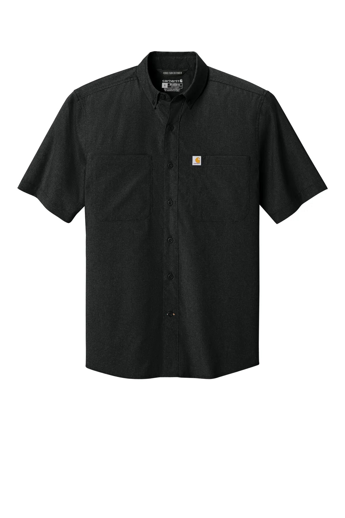Carhartt Force ®  Sun Defender ™  Short Sleeve Shirt CT107107 black_3