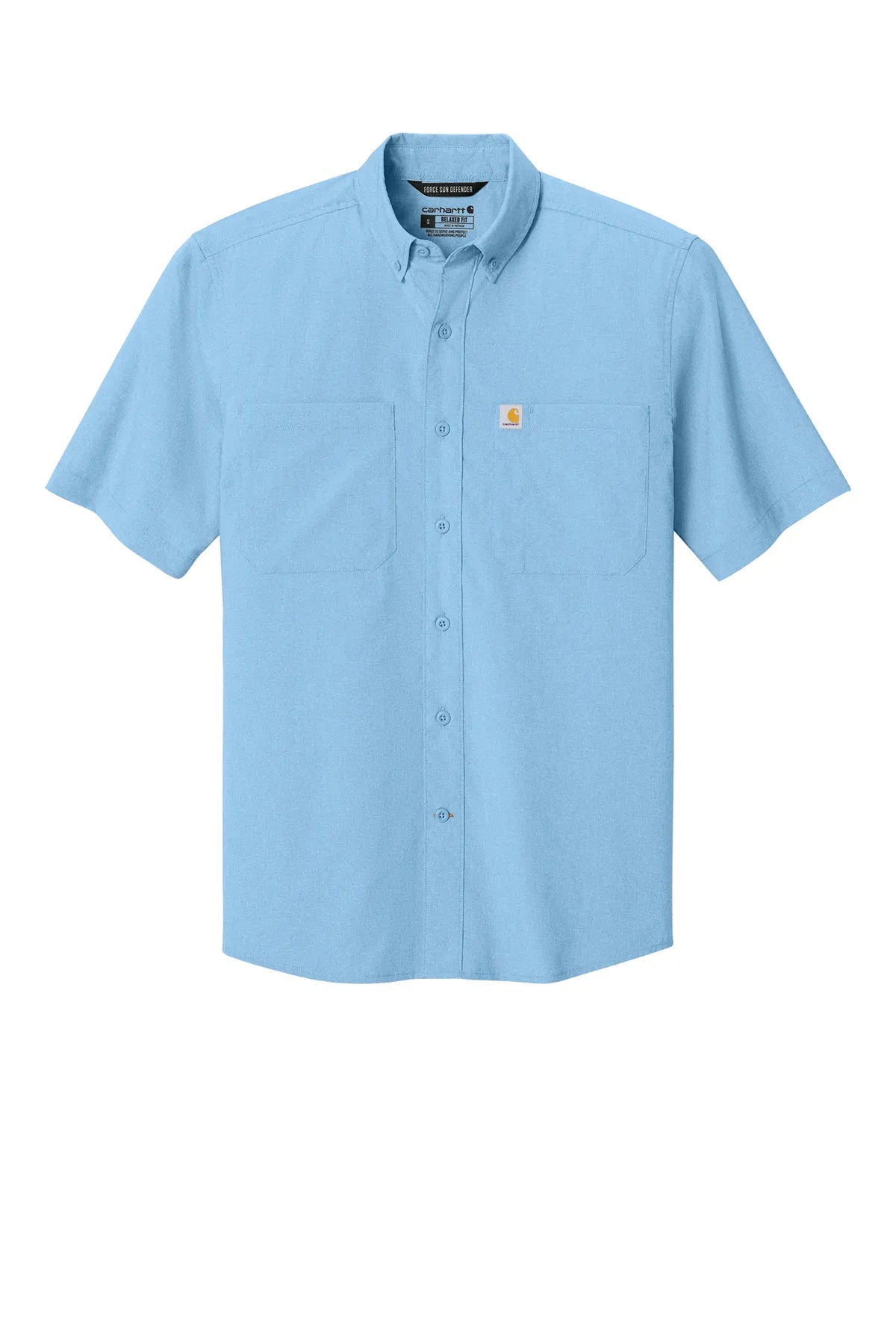 Carhartt Force ®  Sun Defender ™  Short Sleeve Shirt CT107107 fresh water blue_3
