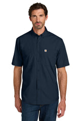 Carhartt Force ®  Sun Defender ™  Short Sleeve Shirt CT107107 navy