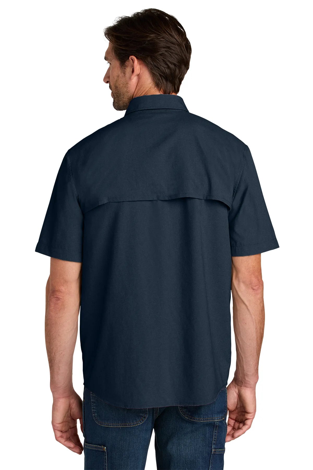 Carhartt Force ®  Sun Defender ™  Short Sleeve Shirt CT107107 navy_1