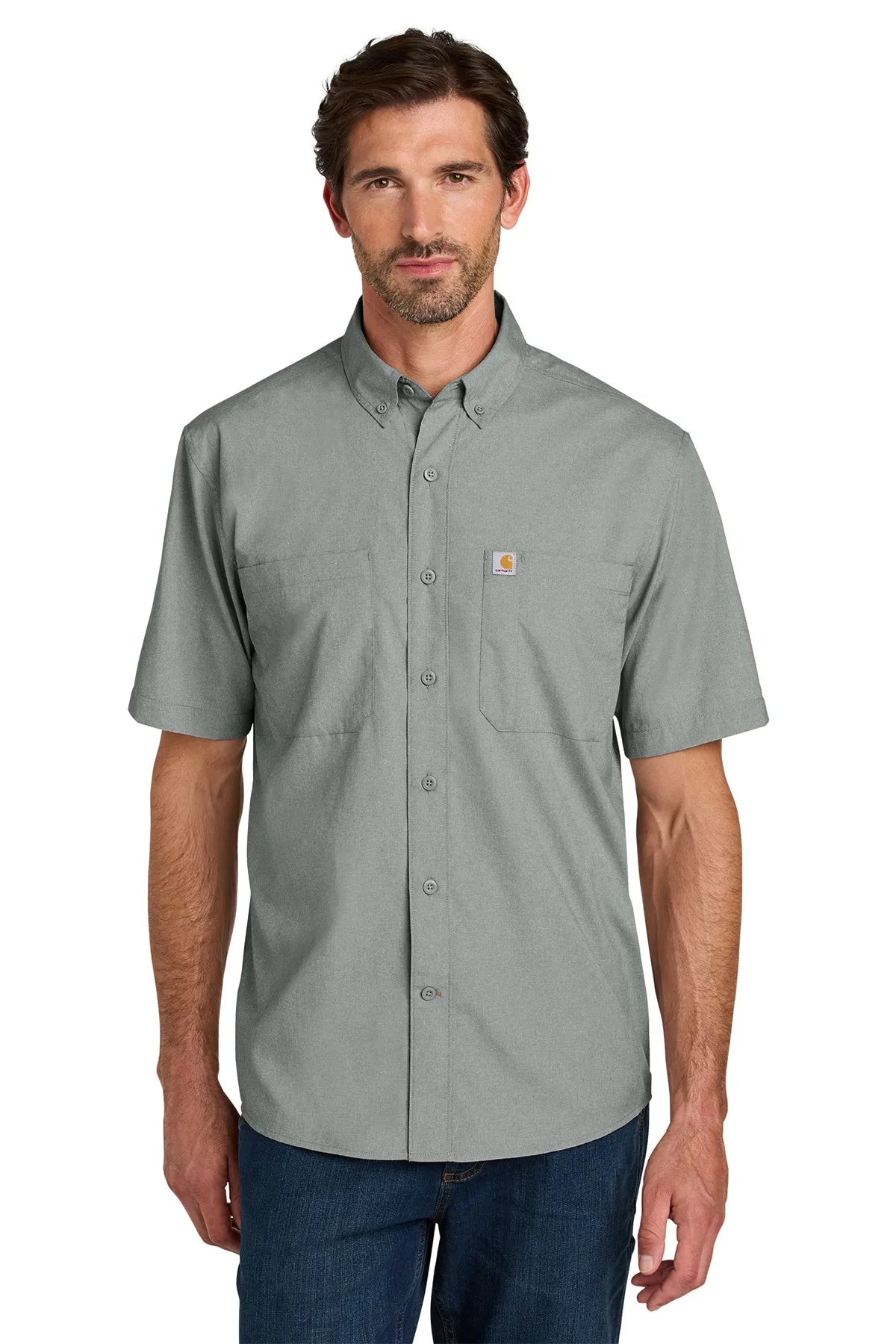 Carhartt Force ®  Sun Defender ™  Short Sleeve Shirt CT107107 steel