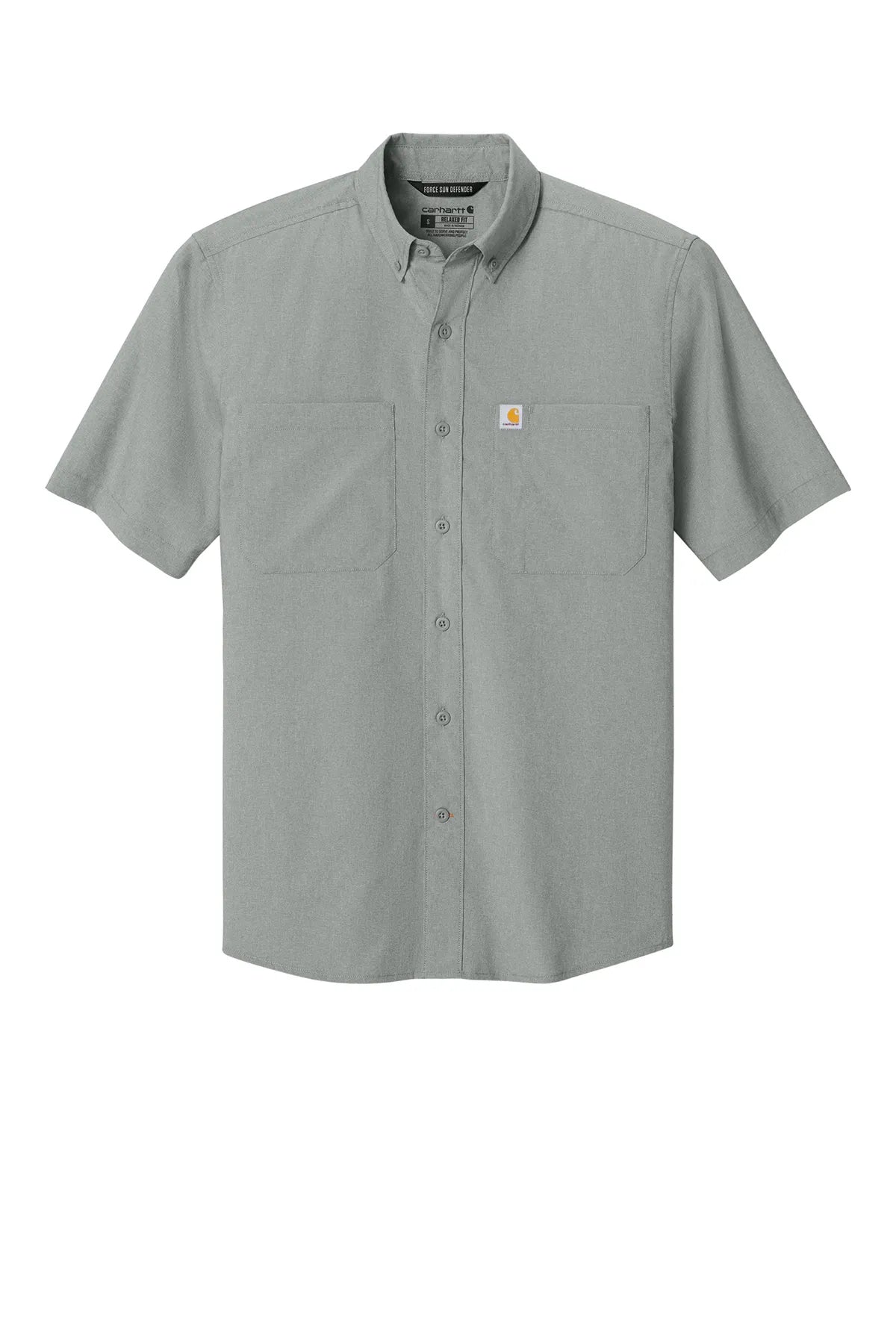 Carhartt Force ®  Sun Defender ™  Short Sleeve Shirt CT107107 steel_3