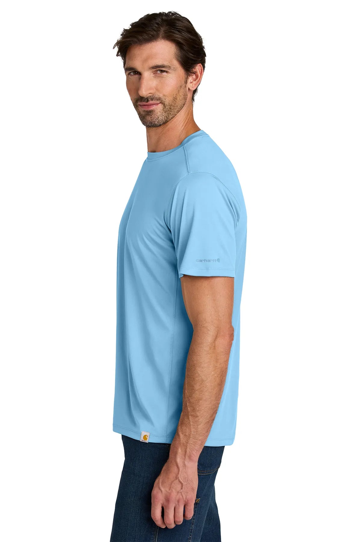 Carhartt Force ®  Sun Defender ™  Short Sleeve T-Shirt CT106868 fresh water blue_2