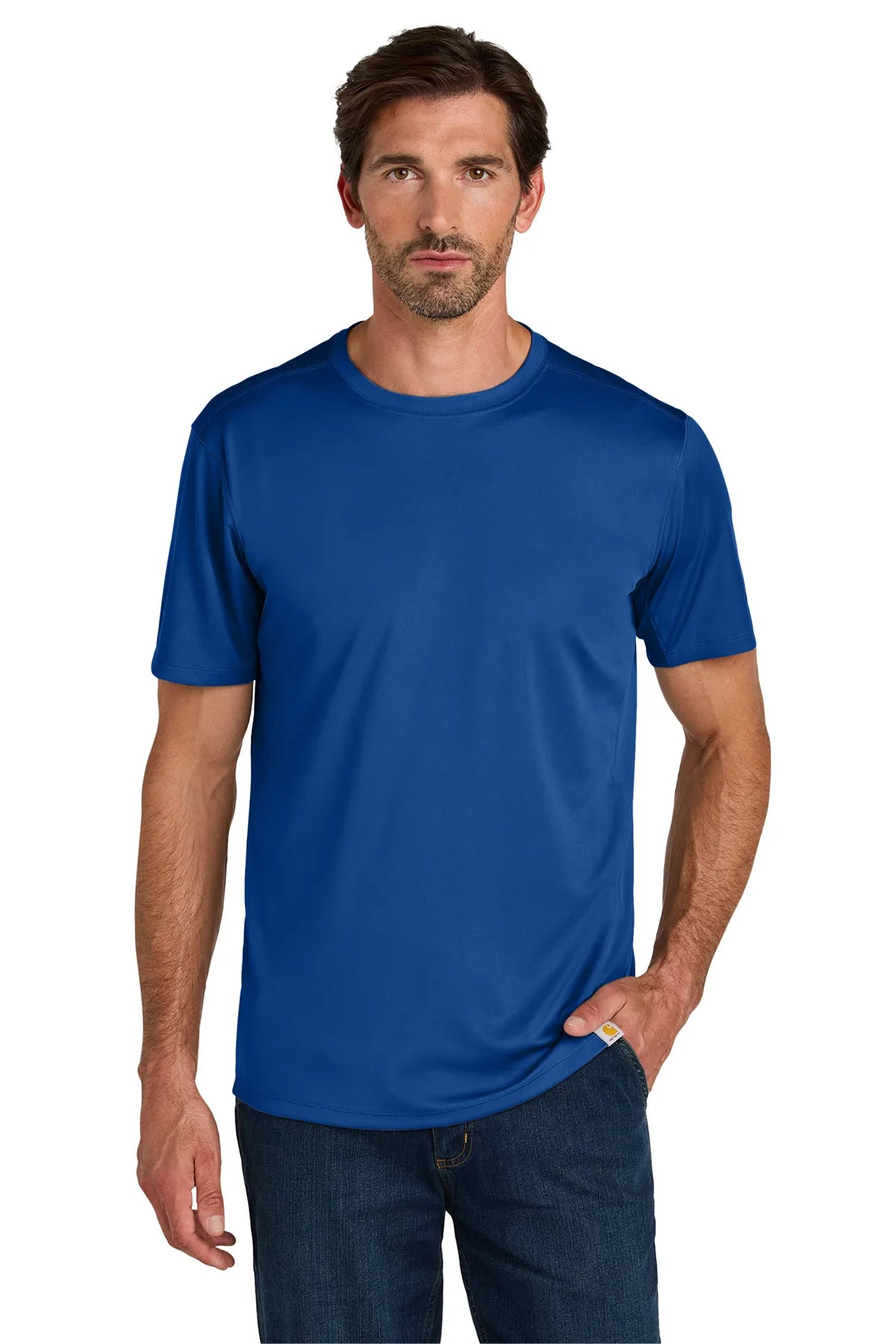 Carhartt Force ®  Sun Defender ™  Short Sleeve T-Shirt CT106868 royal_glass_blue