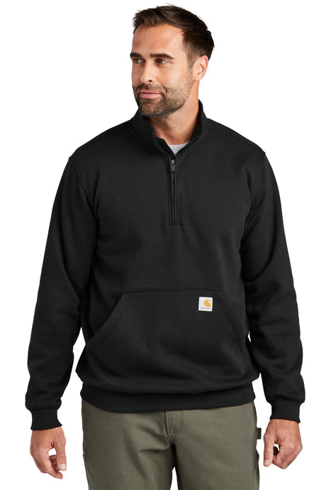 Carhartt® Midweight 1/4-Zip Mock Neck Sweatshirt CT105294 black