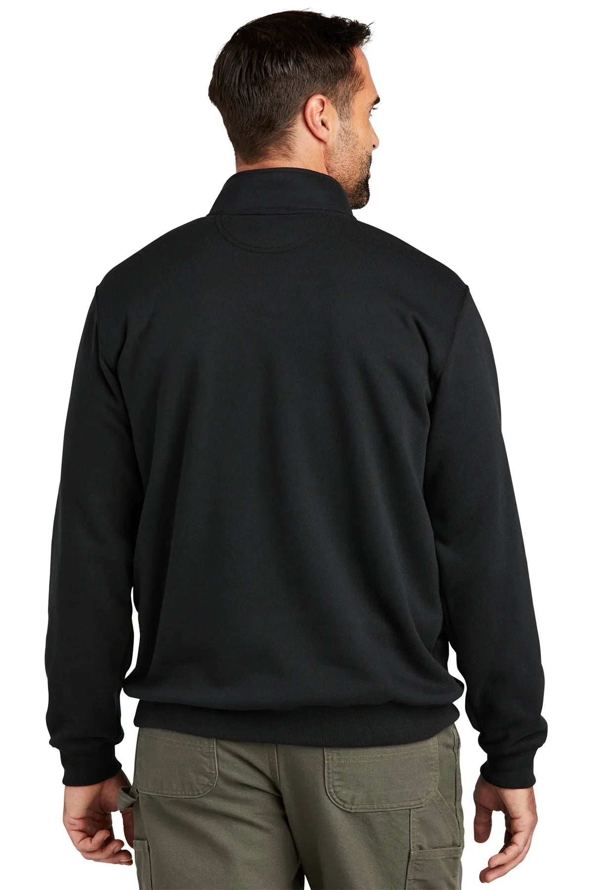Carhartt® Midweight 1/4-Zip Mock Neck Sweatshirt CT105294 black_1
