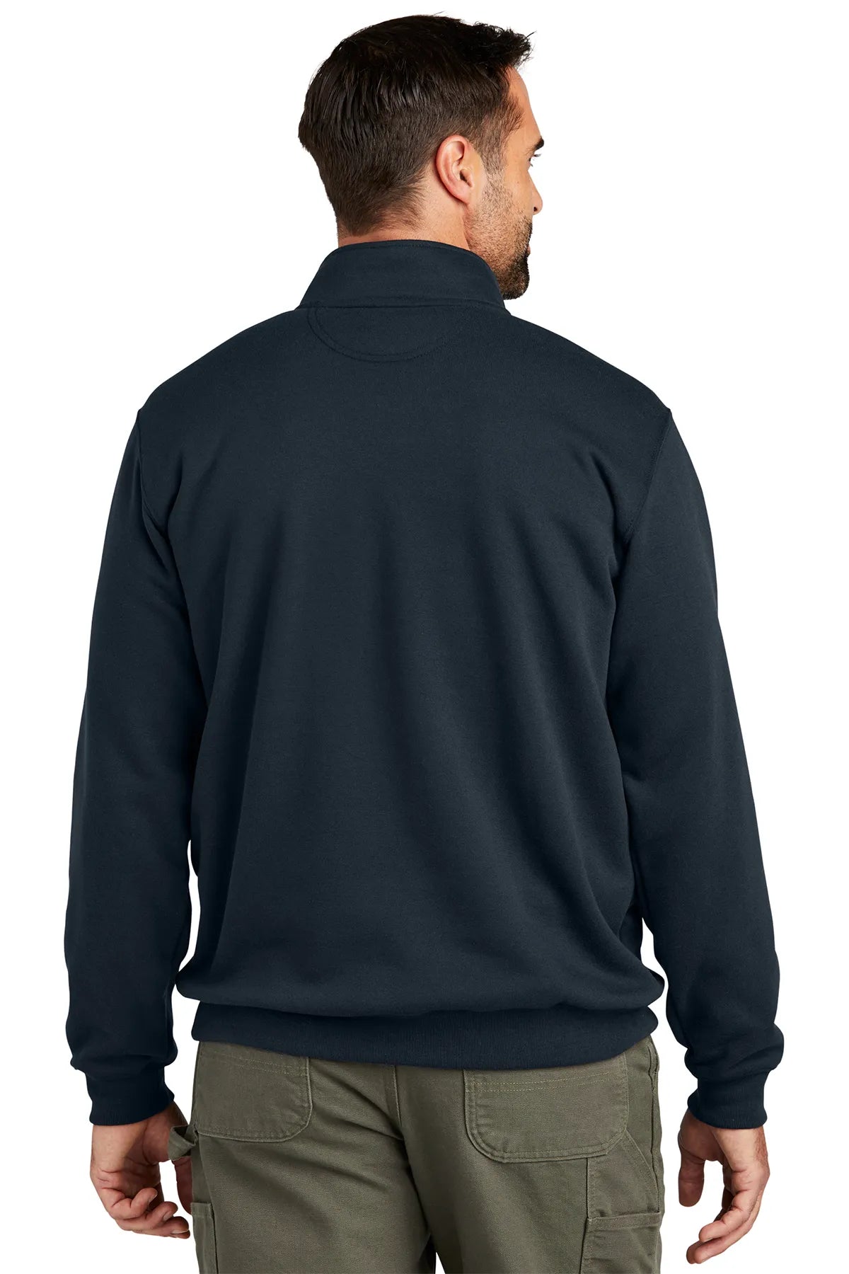 Carhartt® Midweight 1/4-Zip Mock Neck Sweatshirt CT105294 new navy_1
