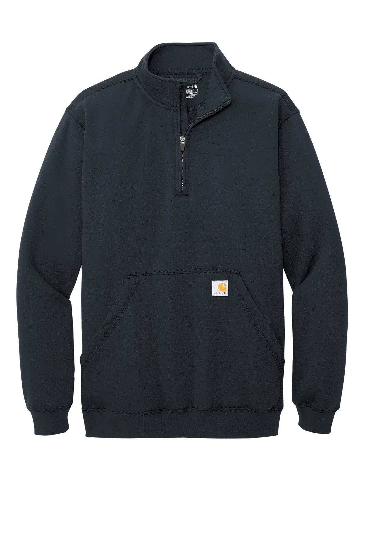 Carhartt® Midweight 1/4-Zip Mock Neck Sweatshirt CT105294 new navy_3