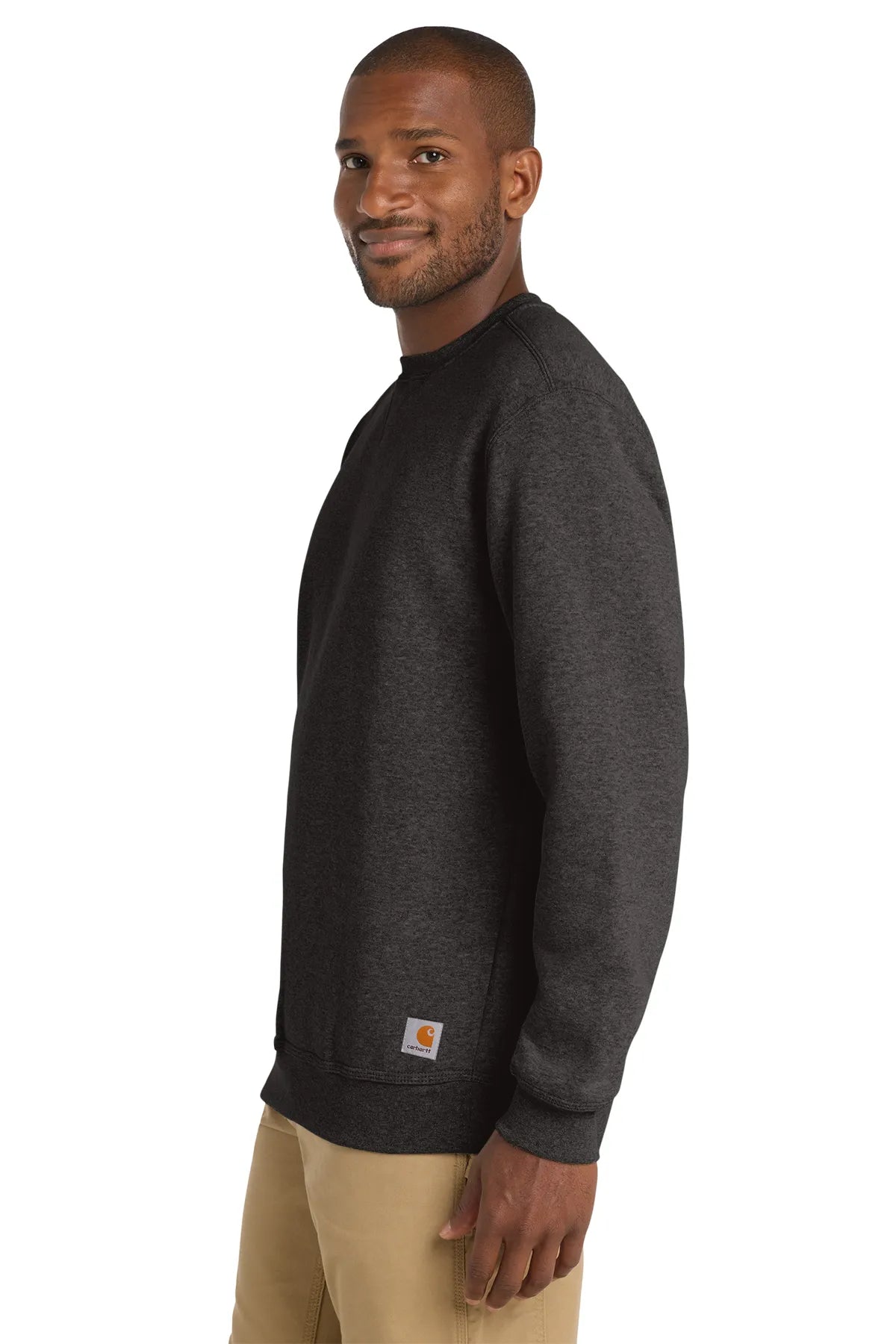 Carhartt ® Midweight Crewneck Sweatshirt. CTK124 carbon heather_2