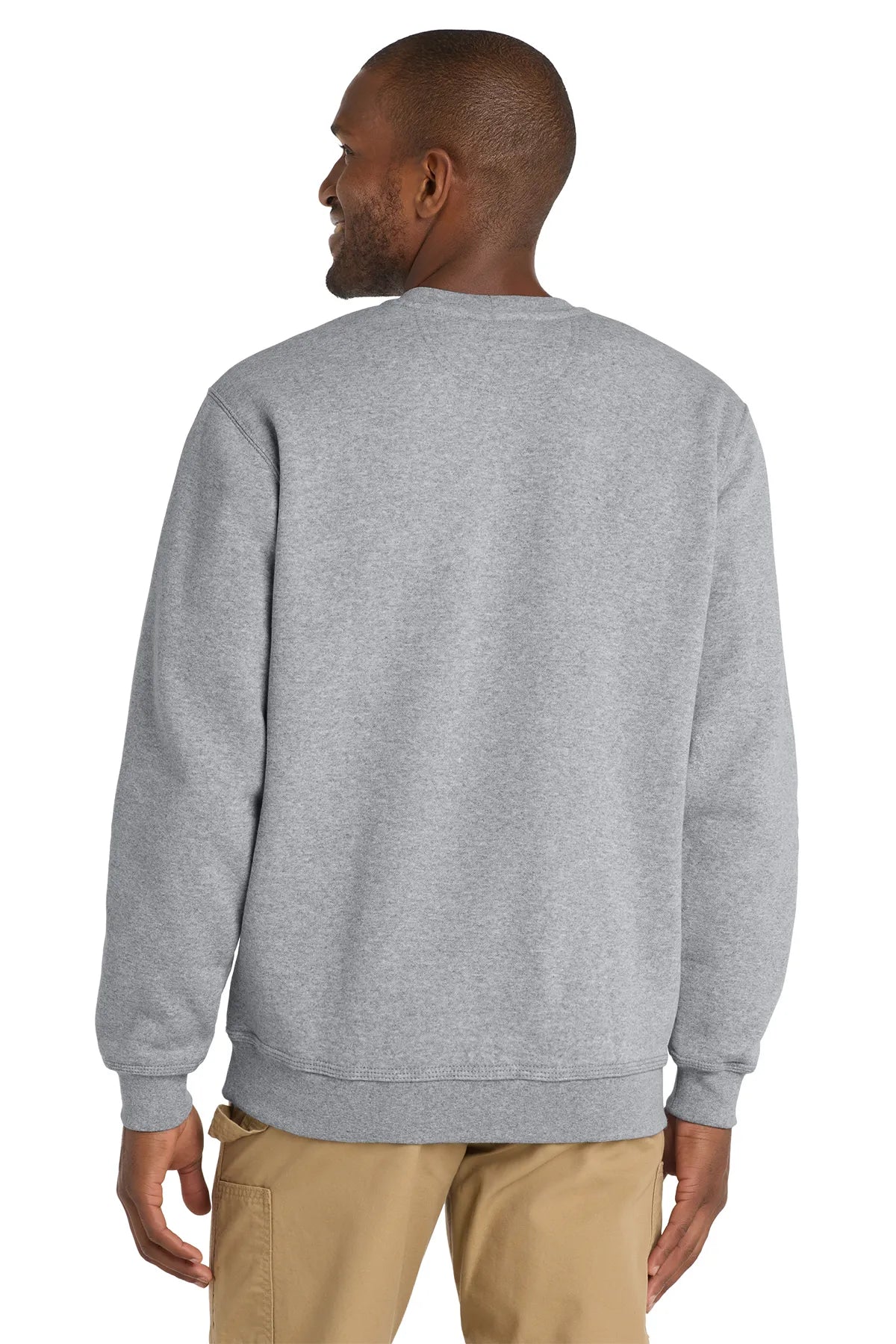 Carhartt ® Midweight Crewneck Sweatshirt. CTK124 heather grey_1