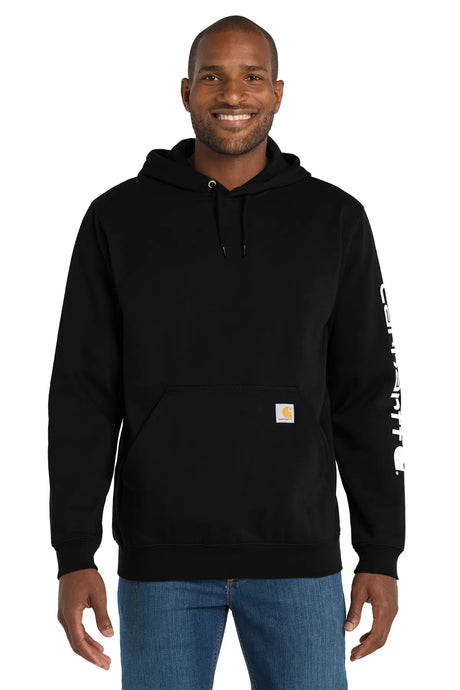 Carhartt® Midweight Hooded Logo Sweatshirt CTK288 black