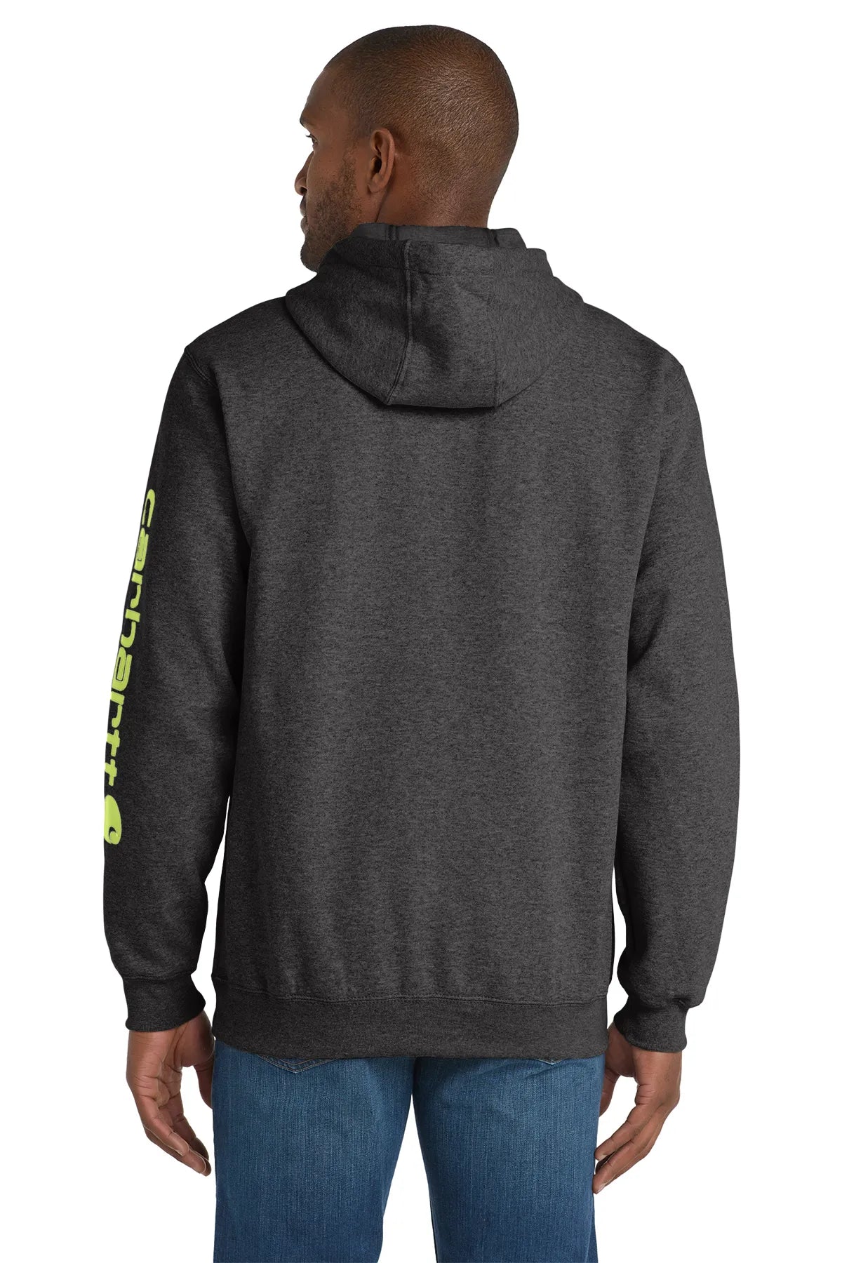Carhartt® Midweight Hooded Logo Sweatshirt CTK288 carbon heather_1