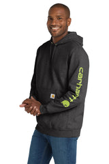 Carhartt® Midweight Hooded Logo Sweatshirt CTK288 carbon heather_2