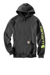 Carhartt® Midweight Hooded Logo Sweatshirt CTK288 carbon heather_3