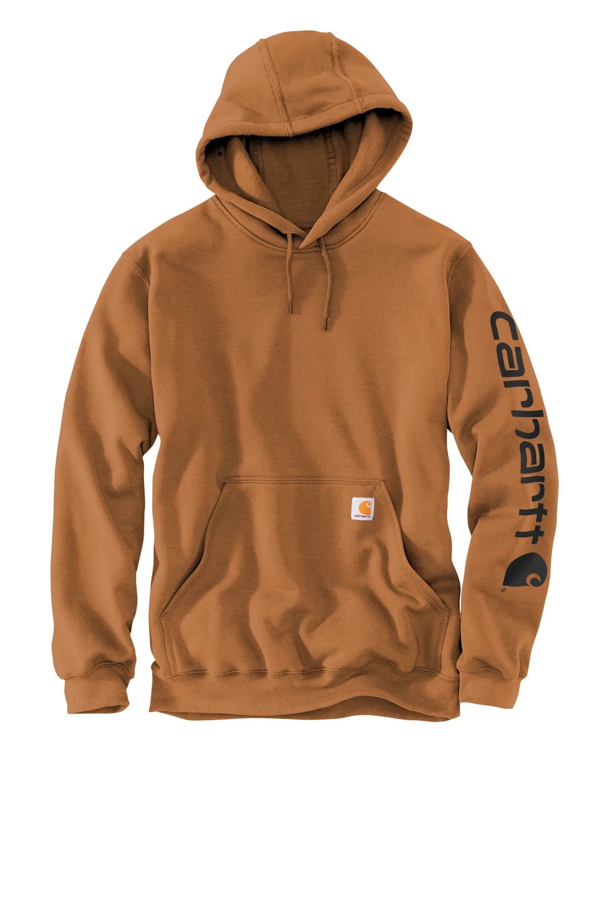 Carhartt® Midweight Hooded Logo Sweatshirt CTK288 carhartt brown_3