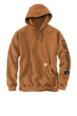 Carhartt® Midweight Hooded Logo Sweatshirt CTK288 carhartt brown_3