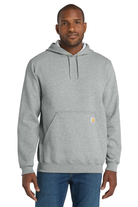 Carhartt® Midweight Hooded Logo Sweatshirt CTK288 heather grey