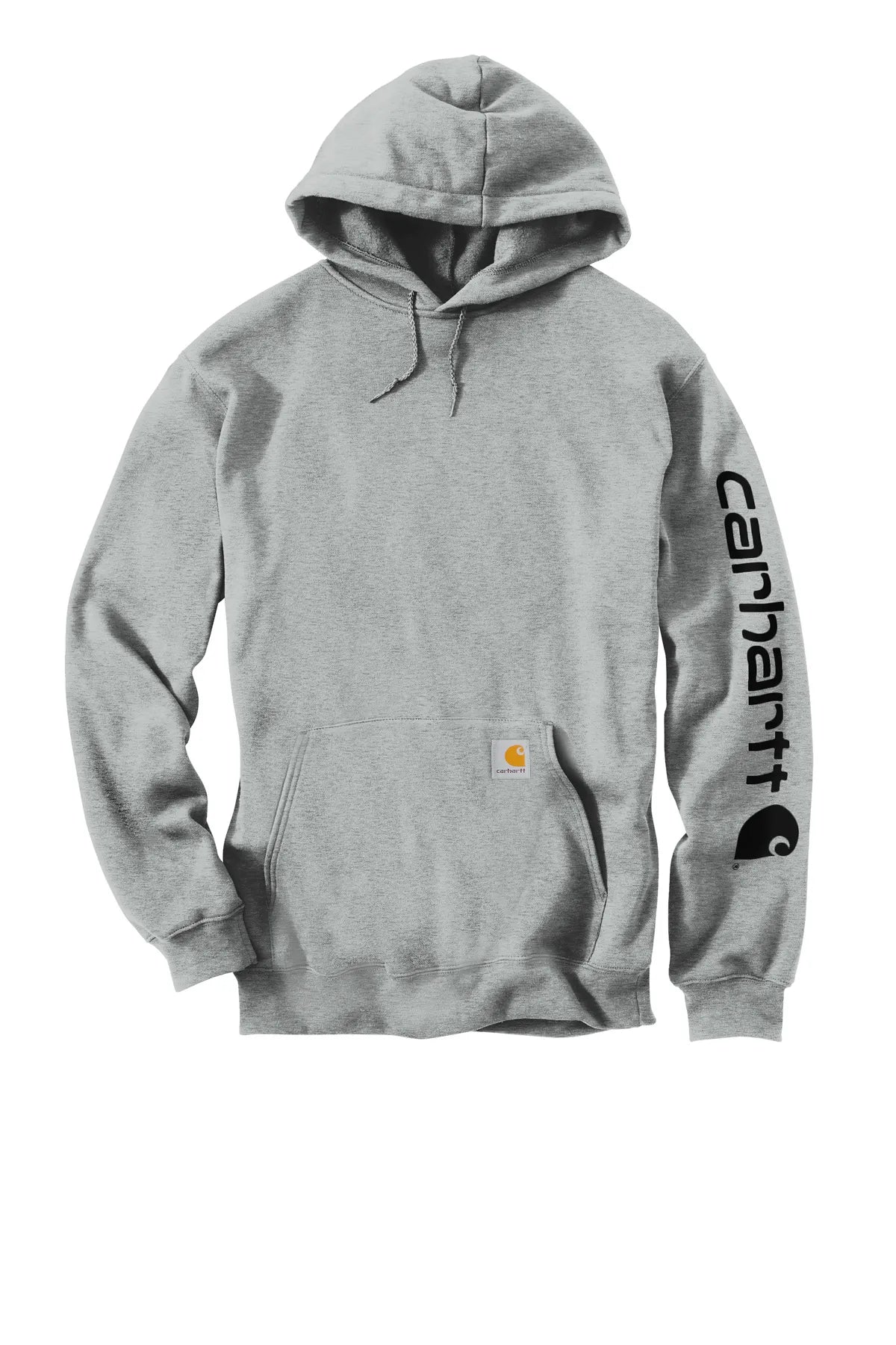 Carhartt® Midweight Hooded Logo Sweatshirt CTK288 heather grey_3