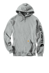 Carhartt® Midweight Hooded Logo Sweatshirt CTK288 heather grey_3
