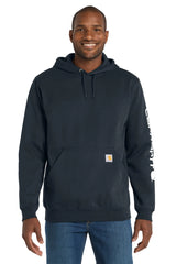Carhartt® Midweight Hooded Logo Sweatshirt CTK288 new navy