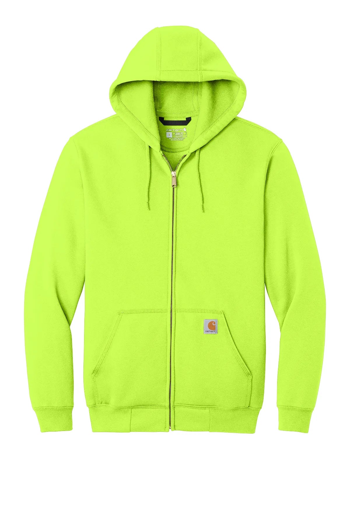 Carhartt ® Midweight Hooded Zip-Front Sweatshirt. CTK122 brite lime_3