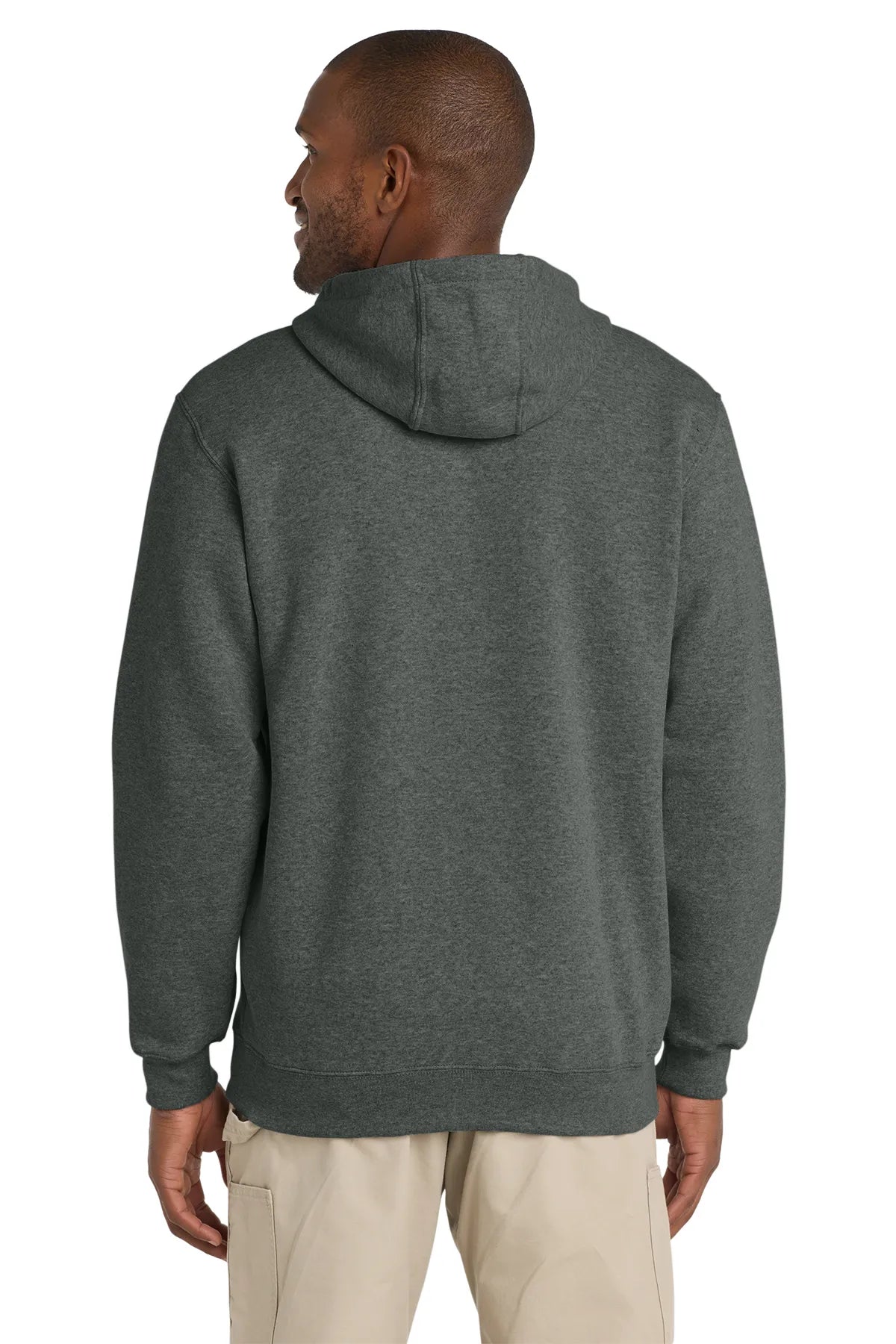 Carhartt ® Midweight Hooded Zip-Front Sweatshirt. CTK122 carbon heather_1