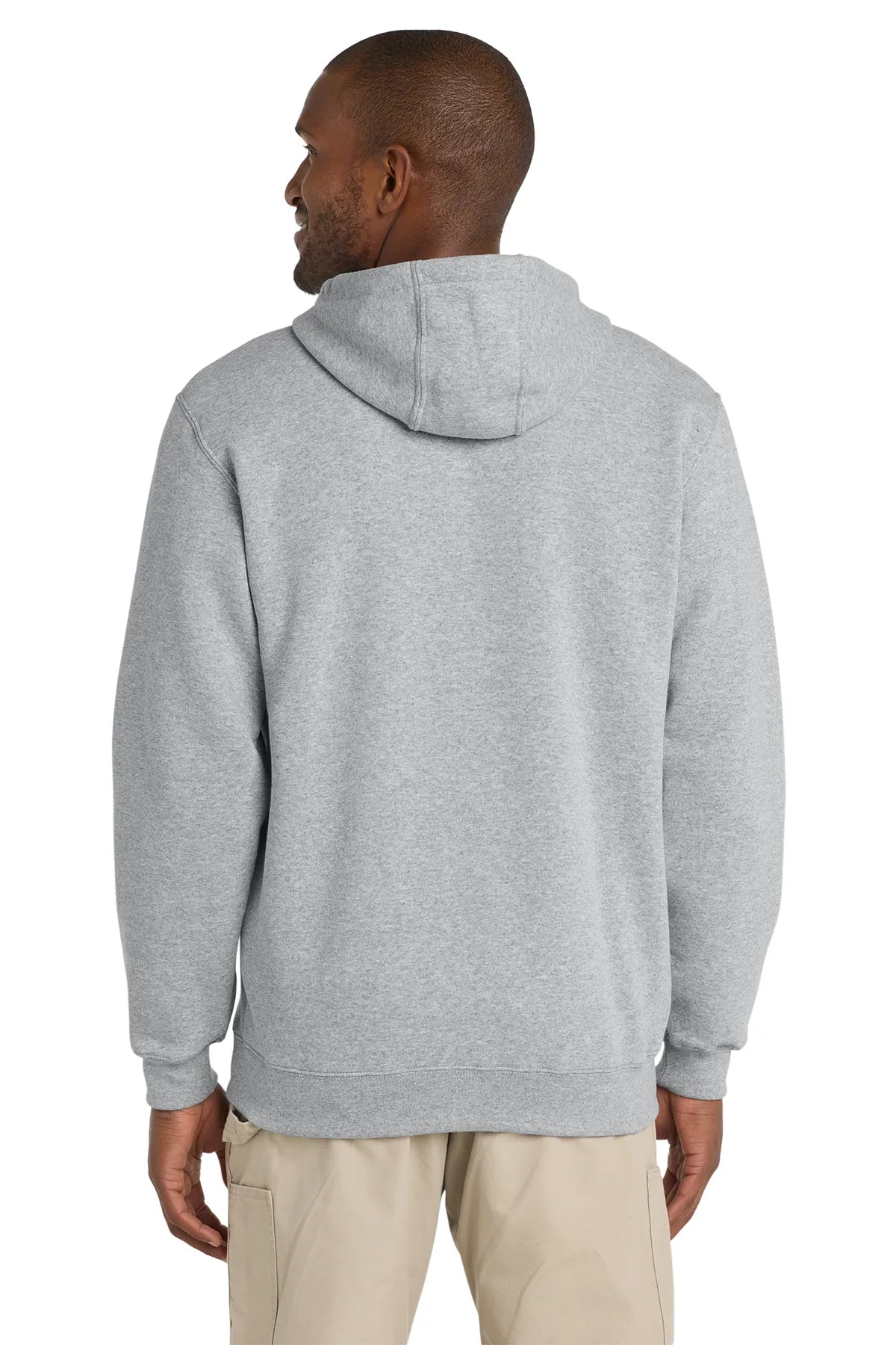 Carhartt ® Midweight Hooded Zip-Front Sweatshirt. CTK122 heather grey_1