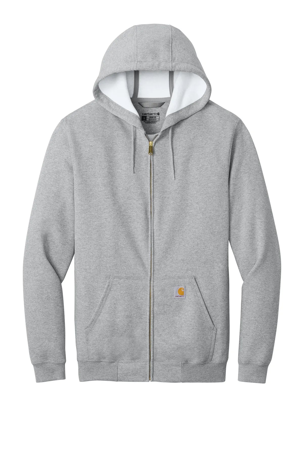 Carhartt ® Midweight Hooded Zip-Front Sweatshirt. CTK122 heather grey_3