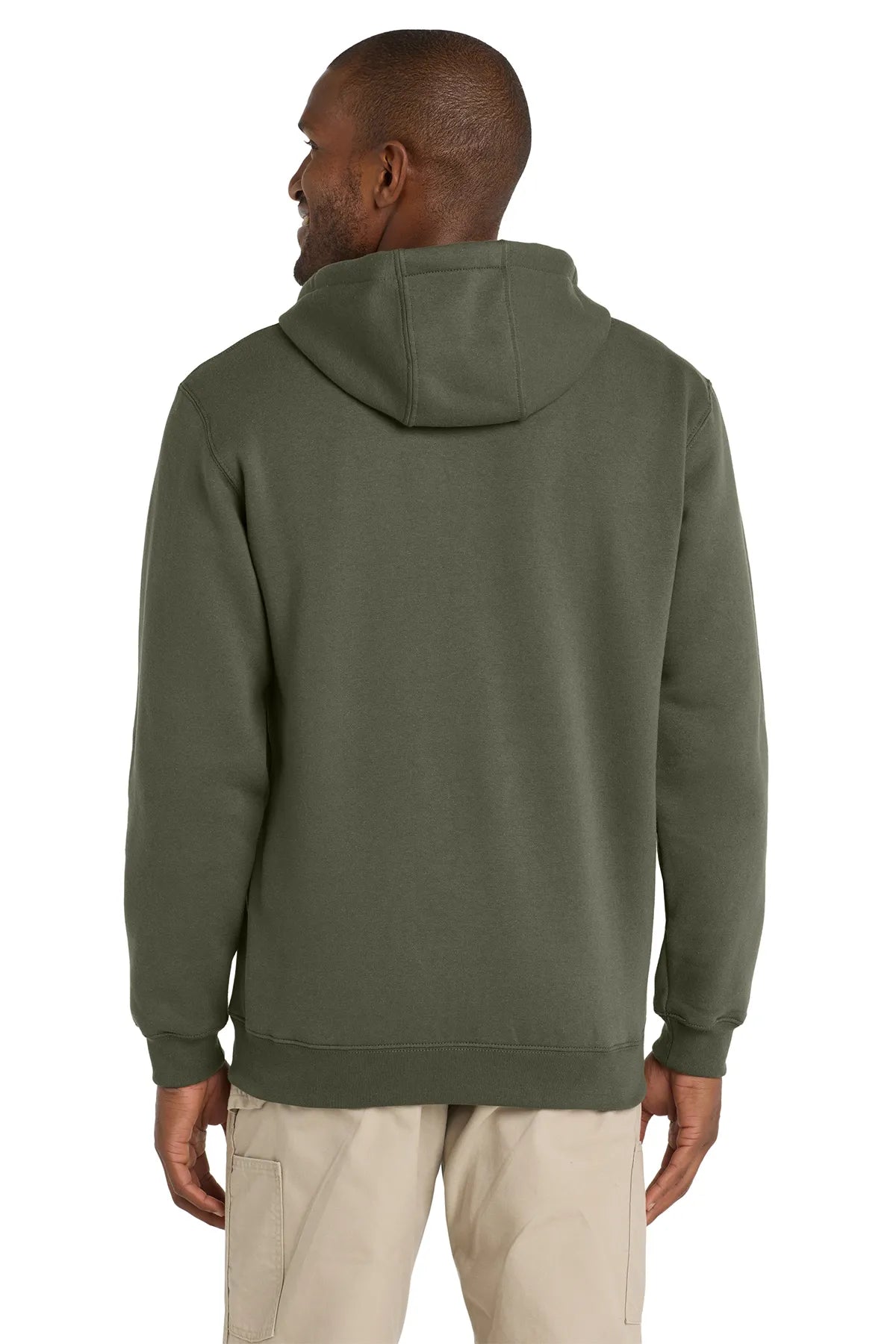 Carhartt ® Midweight Hooded Zip-Front Sweatshirt. CTK122 moss_1