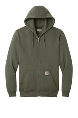 Carhartt ® Midweight Hooded Zip-Front Sweatshirt. CTK122 moss_3