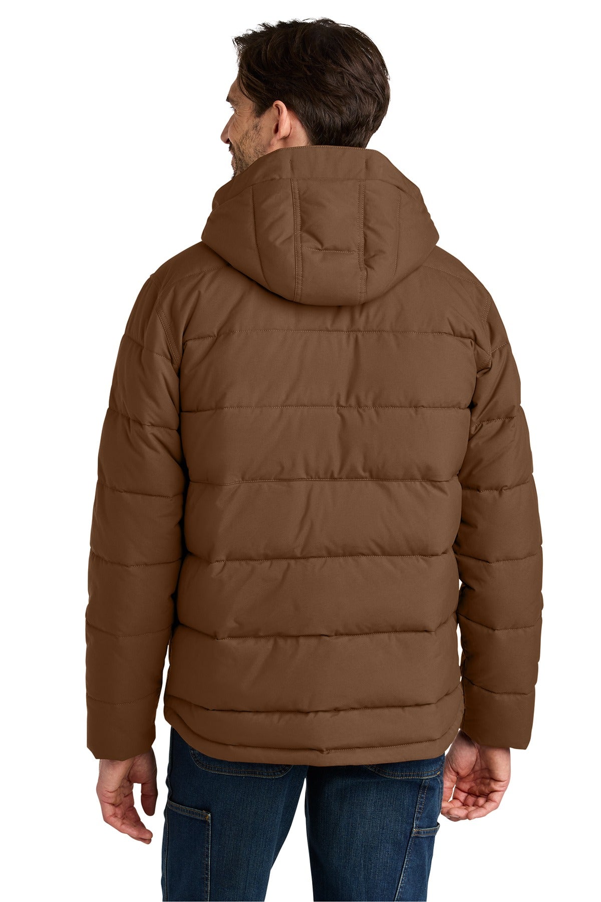 Carhartt ®  Montana Insulated Hooded Jacket CT107082 Red Duck Brown_1