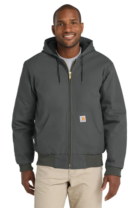 Carhartt  ®  Quilted-Flanne-Lined Duck Active Jac. CT106677 gravel