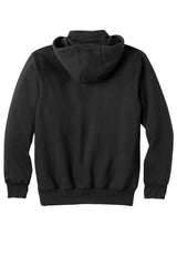 Carhartt ® Rain Defender ® Paxton Heavyweight Hooded Zip Mock Sweatshirt. CT100617 black_1